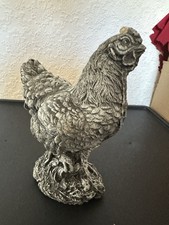 Stone garden/household chicken Sculpture impressive see pics and details written