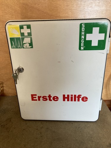 First aid cabinet - medicine, box