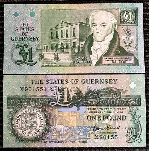 Guernsey pound 1991 - pound, 1991-2016