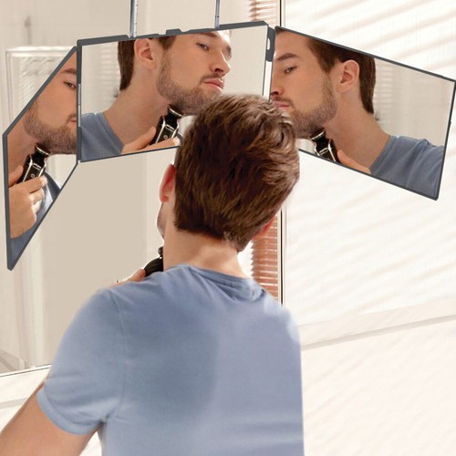 Way tri fold - mirror, w/