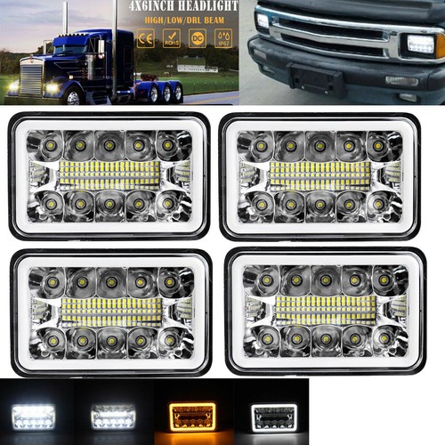 4x6 inch led headlights drl - led,