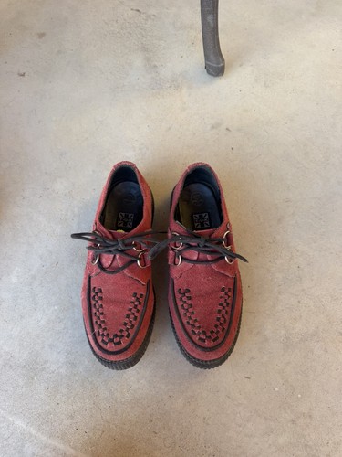 Vintage 90s burgundy suede - vintage,