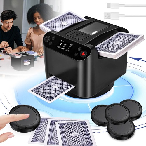 Automatic card shuffler - automatic,