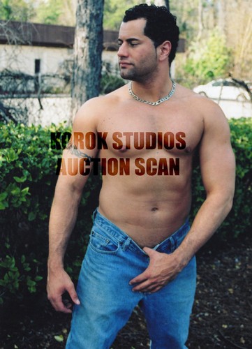 5x7 semi nude male model - semi-nude,