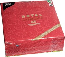 Napkin Royal 40cm Bordeaux 1/4