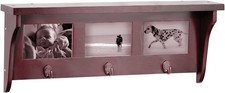 Mahogany Wood Wall Shelf with