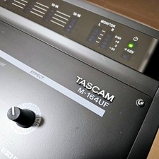 Tascam M-164UF Analog Mixer USB Audio Interface 16-Channel w/ Box & Accessories
