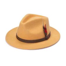 100 % Wool Fedora Hat Unisex