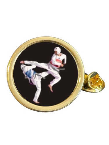 Taekwondo gold plated domed - taekwondo,
