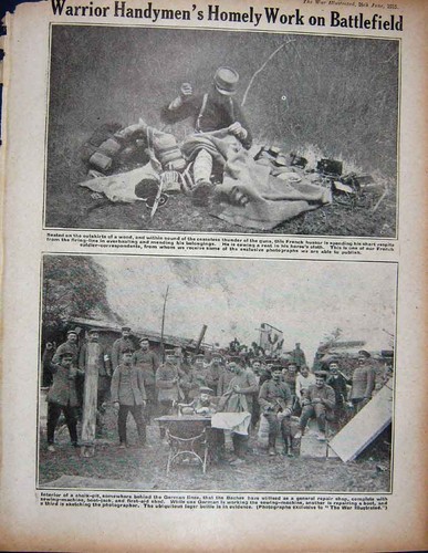 Original old antique print - old,