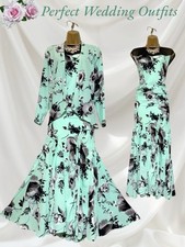 CHESCA Size 12 14 Green Black