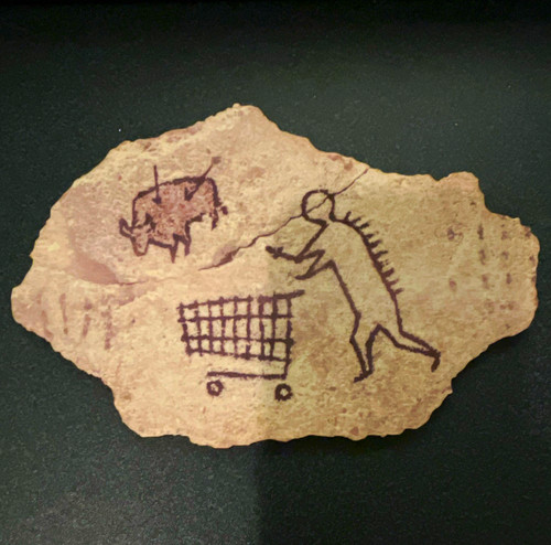 Banksy peckham rock wooden - peckham,