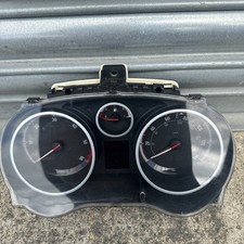 2012 VAUXHALL CORSA D SPEEDOMETER INSTRUMENT P0013312060,1344277,1350693,1303295