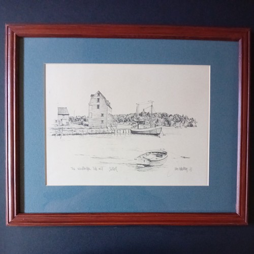 Framed signed print - print,