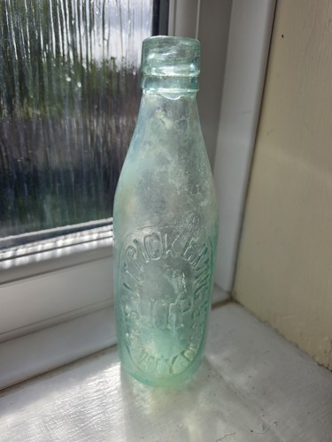 Vintage glass bottle - , j.t
