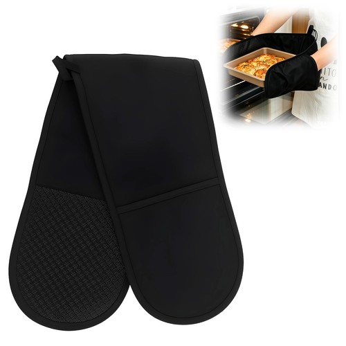 Double oven gloves 18cm - double, gloves,