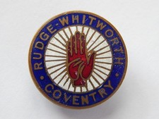 Rudge Whitworth Lapel Badge Guaranteed Old & Original