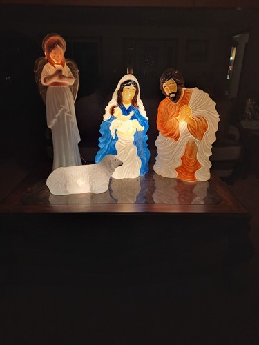 Plastic molding nativity - plastic,