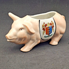 Pig Figurine Trinket Pot