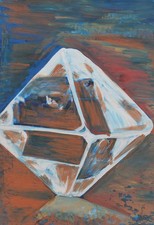 Modern original gouache