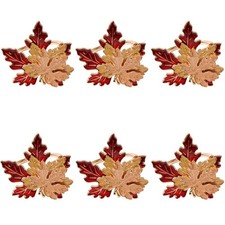 Set of 6 Maple Leaf Napkin