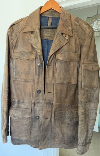 Massimo dutti leather safari - dutti,