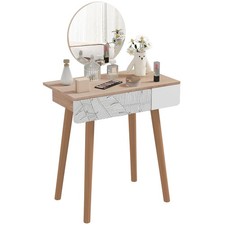 HOMCOM Wooden Compact Dressing