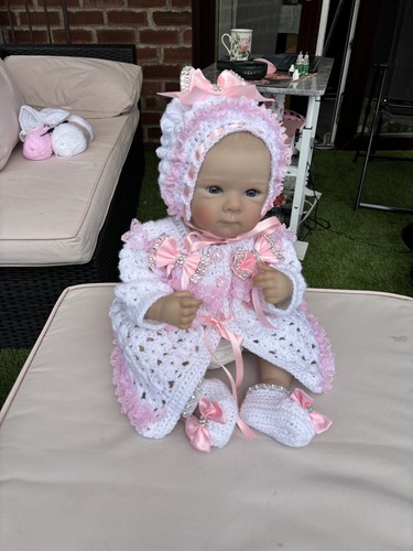 Newborn baby cardigan lacey - newborn,