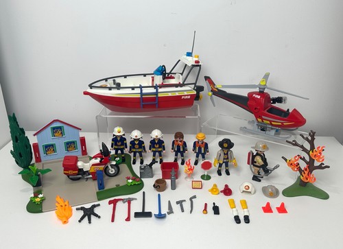 Playmobil fire rescue - rescue, boat