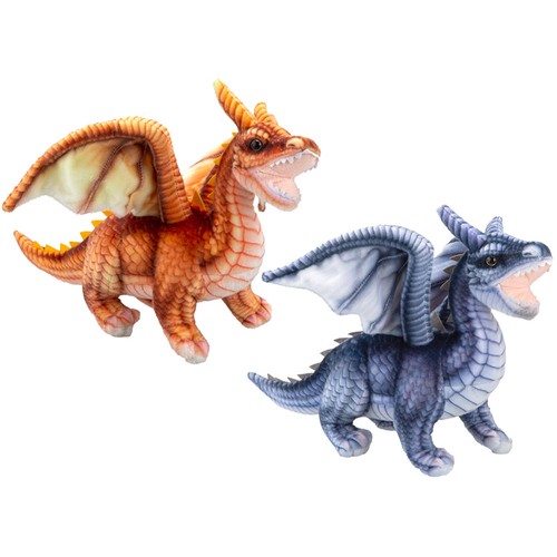 Dragon soft toy - dragon, realistic