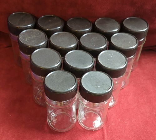 Empty glass jars screw top - empty,
