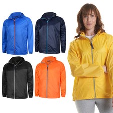 Uneek Active Waterproof Jacket Lightweight Windproof Hiking Sport Outdoor XS–3XL