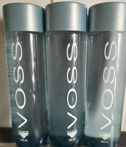 Voss plastic bottles full - 3x,