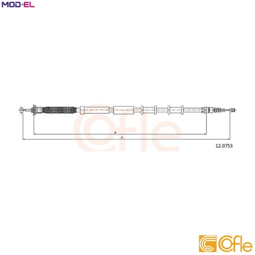 Cable pull parking brake - parking,