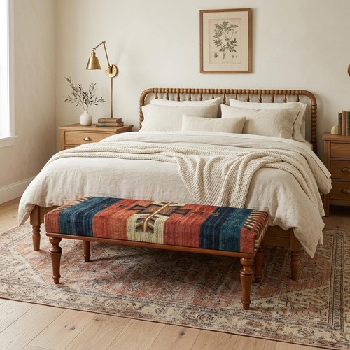 Ottoman bench handmade turkish - ottoman,