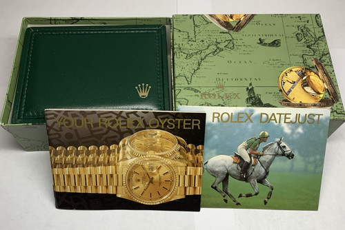 Rolex green box - green, 12.00.71