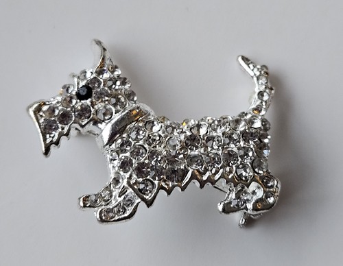 Little rhinestone silvertone - little,
