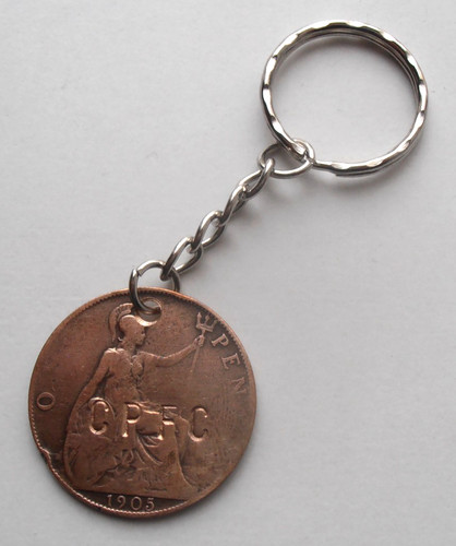 Crystal palace keyring - palace, 1905