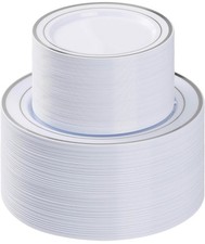 200 Silver/White Plastic