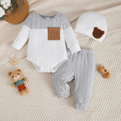 3pcs newborn baby boy - 3pcs, outfit