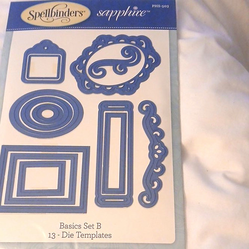 Spellbinders sapphire basics - sapphire,