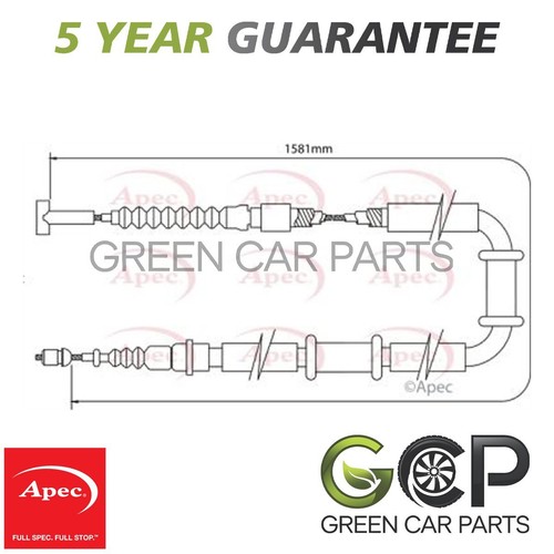 Apec rear hand brake cable - rear,