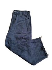 Levis Line 8 Men Black Jean 3/4 Length Rare W36 L34 Used