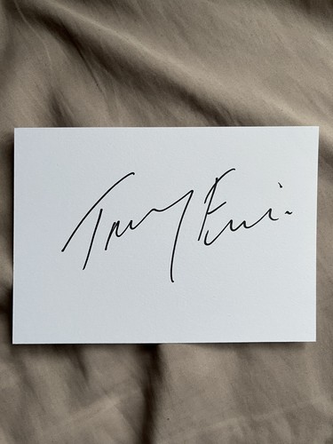 Tracey emin genuine - tracey, autograph