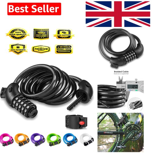 Bike lock with - 5-digit, code
