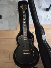ESP LTD EC-1000 Deluxe Vintage Black Electric Guitar EMG Pickups