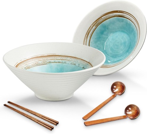 Ceramic ramen bowl set - ramen,