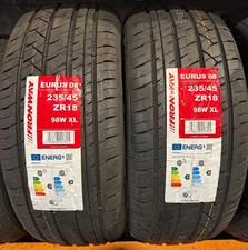 2x 235/45R18 BUDGET TYRES BRAND NEW! 2354518 235/45/18 235 45 18 235-45-18