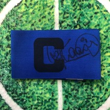 Andy Cole Of England, Newcastle, Man UTD & Man City Signed Captains Armband wCOA