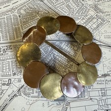 Vintage Buckle Slide T-shirt Scarf Belt Copper & Brass